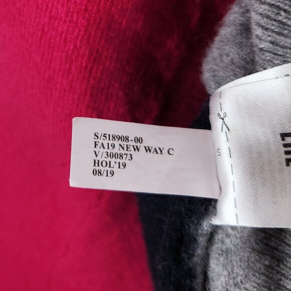 Banana Republic Italian Wool Blend Colorblock Raglan Sleeve Sweater M *shrunk?* - Picture 7 of 7